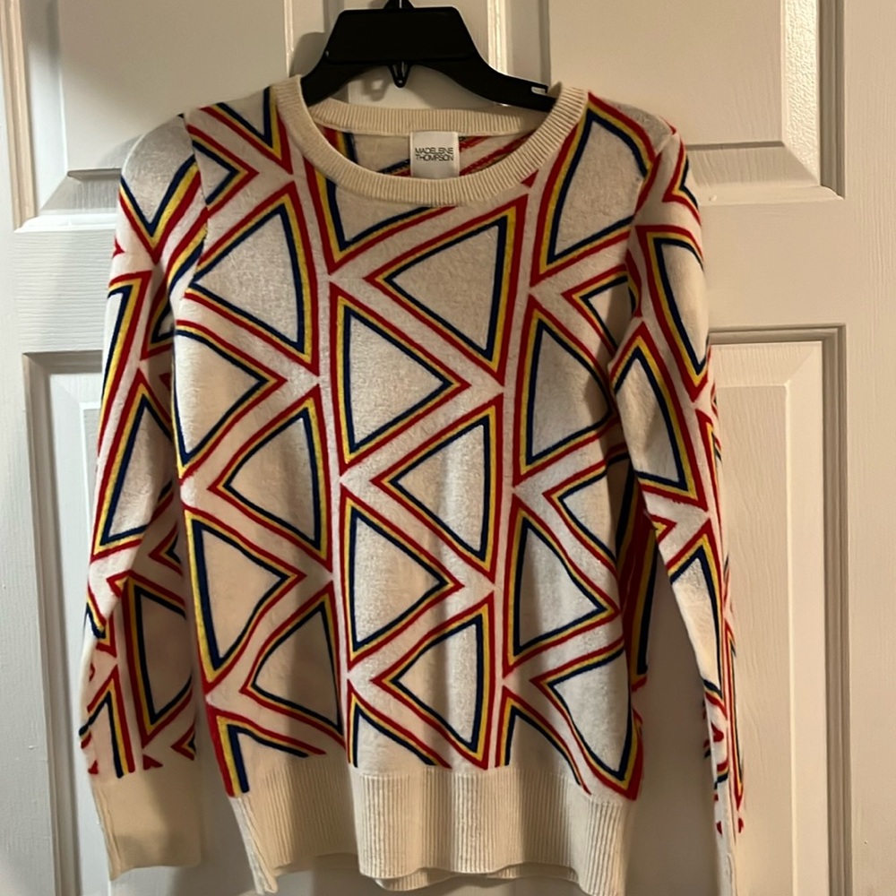 Madeleine thompson sweater rainbow